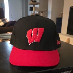 Black and Red Cap with W Logo